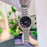 Buy Shop Guess Asset Quartz Blue Dial Silver Steel Strap Watch For Men - GW0575G4 USA Online