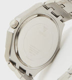 Buy Shop Guess Asset Quartz Blue Dial Silver Steel Strap Watch For Men - GW0575G4 USA Online