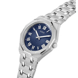 Buy Shop Guess Asset Quartz Blue Dial Silver Steel Strap Watch For Men - GW0575G4 USA Online