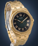 Buy Shop Guess Asset Quartz Green Dial Gold Steel Strap Watch For Men - GW0575G2 USA Online