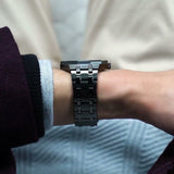 Buy Shop Guess Asset Quartz Red Dial Black Steel Strap Watch For Men - GW0575G5 USA Online