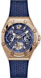 Buy Shop Guess Asteria Multifunction Blue Dial Blue Rubber Strap Watch For Women - GW0620L3 USA Online