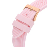 Buy Shop Guess Athena White Dial Pink Rubber Strap Watch For Women - GW0030L4 USA Online