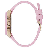 Buy Shop Guess Athena White Dial Pink Rubber Strap Watch For Women - GW0030L4 USA Online