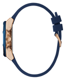 Buy Shop Guess Athena White Dial White Dial Blue Rubber Strap Watch For Women - GW0030L5 USA Online