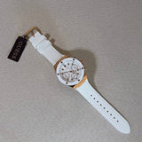 Buy Shop Guess Athena White Dial White Rubber Strap Watch For Women - GW0030L3 USA Online