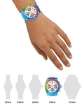 Buy Shop Guess Athena White Dial White Rubber Strap Watch for Women - GW0030L6 USA Online