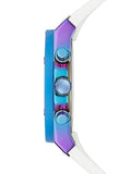 Buy Shop Guess Athena White Dial White Rubber Strap Watch for Women - GW0030L6 USA Online