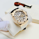 Buy Shop Guess Athena White Dial White Rubber Strap Watch for Women - GW0409L2 USA Online