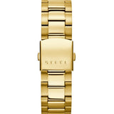 Buy Shop Guess Atlas Chronograph Black Dial Gold Steel Strap Watch for Men - W0668G8 USA Online