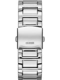 Buy Shop Guess Atlas Chronograph Black Dial Silver Steel Strap Watch For Men - W0668G3 USA Online