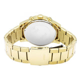 Buy Shop Guess Atlas Chronograph Gold Dial Gold Steel Strap Watch For Men - W0668G4 USA Online