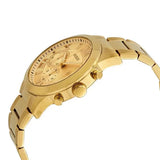 Buy Shop Guess Atlas Chronograph Gold Dial Gold Steel Strap Watch For Men - W0668G4 USA Online