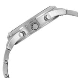 Buy Shop Guess Atlas Chronograph Silver Dial Silver Steel Strap Watch For Men - W0668G7 USA Online