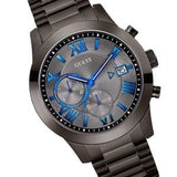 Buy Shop Guess Atlas Quartz Grey Dial Grey Steel Strap Watch For Men - W0668G2 USA Online