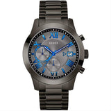 Buy Shop Guess Atlas Quartz Grey Dial Grey Steel Strap Watch For Men - W0668G2 USA Online
