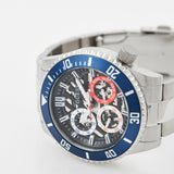 Buy Shop Guess Axle Multifunction Black Dial Silver Steel Strap Watch For Men - GW0488G1 USA Online