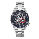 Buy Shop Guess Axle Multifunction Black Dial Silver Steel Strap Watch For Men - GW0488G1 USA Online