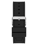 Buy Shop Guess Baguette Crystals Black Dial Black Silicone Strap Watch For Men - GW0208G1 USA Online