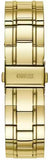 Buy Shop Guess Bedazzle Diamonds Gold Dial Gold Steel Strap Watch For Women - W1097L2 USA Online