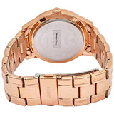 Buy Shop Guess Bedazzle Diamonds Silver Dial Rose Gold Steel Strap Watch For Women - W1097L3 USA Online