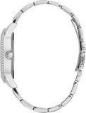 Buy Shop Guess Bedazzle Diamonds Silver Dial Silver Steel Strap Watch For Women - W1097L1 USA Online