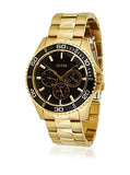 Buy Shop Guess BFF Multifunction Black Dial Gold Steel Strap Watch for Women - W0231L3 USA Online