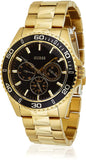 Buy Shop Guess BFF Multifunction Black Dial Gold Steel Strap Watch for Women - W0231L3 USA Online