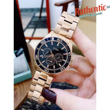 Buy Shop Guess BFF Multifunction Black Dial Rose Gold Steel Strap Watch for Women - W0231L7 USA Online