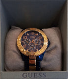 Buy Shop Guess BFF Multifunction Blue Dial Two Tone Steel Strap Watch for Women - W0231L6 USA Online