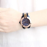 Buy Shop Guess BFF Multifunction Blue Dial Two Tone Steel Strap Watch for Women - W0231L6 USA Online