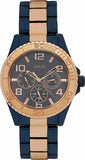 Buy Shop Guess BFF Multifunction Blue Dial Two Tone Steel Strap Watch for Women - W0231L6 USA Online