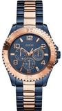 Buy Shop Guess BFF Multifunction Blue Dial Two Tone Steel Strap Watch for Women - W0231L6 USA Online