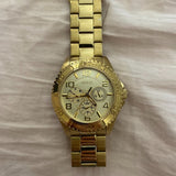 Buy Shop Guess BFF Multifunction Gold Dial Gold Steel Strap Watch for Men - W0231L2 USA Online