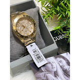 Buy Shop Guess BFF Multifunction Gold Dial Gold Steel Strap Watch for Men - W0231L2 USA Online