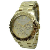 Buy Shop Guess BFF Multifunction Gold Dial Gold Steel Strap Watch for Men - W0231L2 USA Online