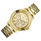 Buy Shop Guess BFF Multifunction Gold Dial Gold Steel Strap Watch for Men - W0231L2 USA Online