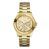 Buy Shop Guess BFF Multifunction Gold Dial Gold Steel Strap Watch for Men - W0231L2 USA Online