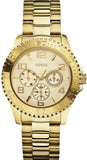 Buy Shop Guess BFF Multifunction Gold Dial Gold Steel Strap Watch for Men - W0231L2 USA Online