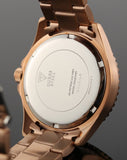 Buy Shop Guess BFF Multifunction Rose Gold Dial Rose Gold Steel Strap Watch for Women - W0231L4 USA Online