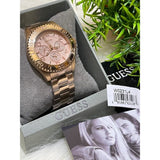Buy Shop Guess BFF Multifunction Rose Gold Dial Rose Gold Steel Strap Watch for Women - W0231L4 USA Online