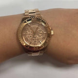 Buy Shop Guess BFF Multifunction Rose Gold Dial Rose Gold Steel Strap Watch for Women - W0231L4 USA Online