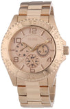 Buy Shop Guess BFF Multifunction Rose Gold Dial Rose Gold Steel Strap Watch for Women - W0231L4 USA Online