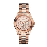Buy Shop Guess BFF Multifunction Rose Gold Dial Rose Gold Steel Strap Watch for Women - W0231L4 USA Online