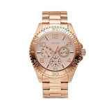 Buy Shop Guess BFF Multifunction Rose Gold Dial Rose Gold Steel Strap Watch for Women - W0231L4 USA Online