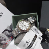 Buy Shop Guess BFF Multifunction Silver Dial Silver Steel Strap Watch for Women - W0231L1 USA Online