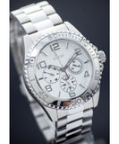 Buy Shop Guess BFF Multifunction Silver Dial Silver Steel Strap Watch for Women - W0231L1 USA Online