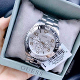 Buy Shop Guess BFF Multifunction Silver Dial Silver Steel Strap Watch for Women - W0231L1 USA Online