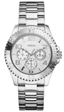 Buy Shop Guess BFF Multifunction Silver Dial Silver Steel Strap Watch for Women - W0231L1 USA Online