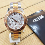 Buy Shop Guess BFF Multifunction Silver Dial Two Tone Steel Strap Watch for Women - W0231L5 USA Online